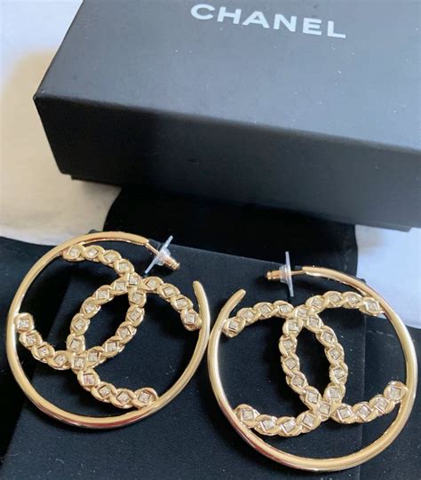 chanel inspired earrings amazon|chanel earrings 2019 price.